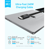 Anker Zolo USB-C to USB-C kábel, 240W, 1m, Fekete - 2. kép