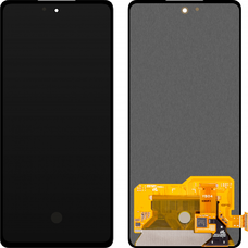 LCD Kijelzőmodul Samsung Galaxy S20 FE 5G G781 / S20 FE G780 készülékhez, keret nélkül, fekete