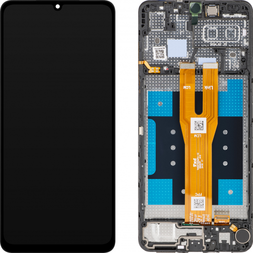 LCD kijelző modul MP Samsung Galaxy A06 A065, utángyártott, fekete, kijelző