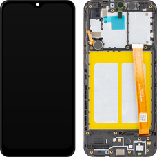 LCD kijelző modul Samsung Galaxy A20e A202-hez, utángyártott, fekete