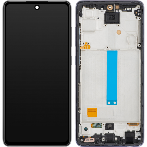 LCD Kijelző Modul MP Samsung Galaxy A52 5G A526 / A52 A525 / A52s 5G A528, Utángyártott, Fekete