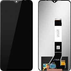 LCD kijelző modul MP tok Xiaomi Poco M3 / Redmi 9T / Note 9 4G készülékhez, keret nélkül, utángyártott, fekete