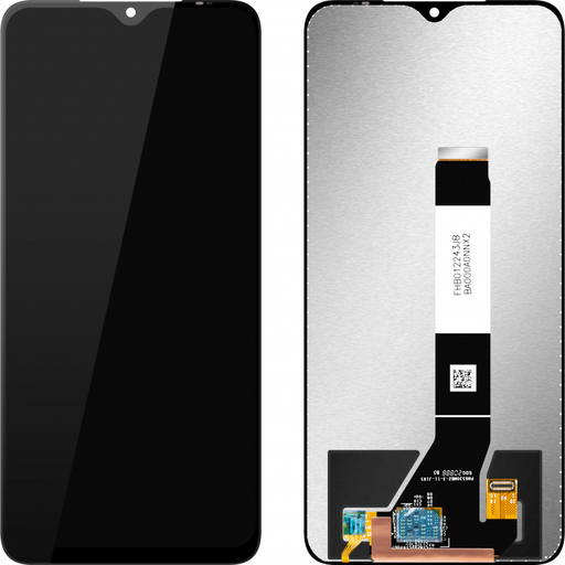 LCD kijelző modul MP tok Xiaomi Poco M3 / Redmi 9T / Note 9 4G készülékhez, keret nélkül, utángyártott, fekete