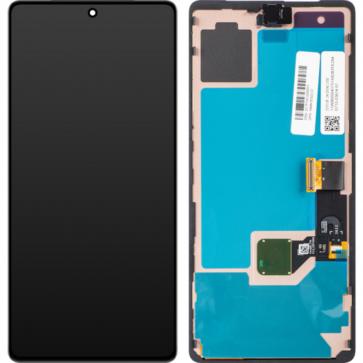 LCD kijelzőmodul Google Pixel 7-hez, keret nélkül, fekete