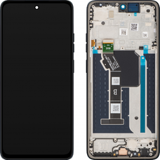 LCD kijelzőmodul Motorola Moto G56-hoz, Fekete Oyster