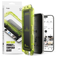 iPhone 17 Ringke Easy Slide privatizáló üvegfólia 2-pack