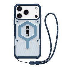 iPhone 17 Pro UAG Pathfinder Clear MagSafe Blues nyakpánt tok