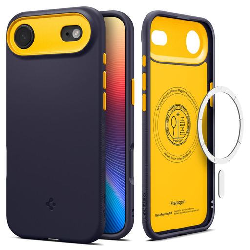 iPhone 17 Air Spigen Nano Pop Mag Magsafe tok Kék Áfonya Haditengerészet iPhone 17 Air Spigen Nano Pop Mag Magsafe tok Kék Áfonya Haditengerészet