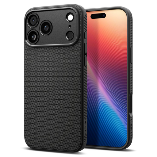 iPhone 17 Pro Spigen Liquid Air Matt Fekete tok iPhone 17 Pro Spigen Liquid Air Matt Fekete tok