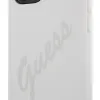 iPhone 12 mini Guess GUHCP12SLSVSCR Silicone Vintage tok Cream színben - 0. kép
