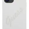 iPhone 12 mini Guess GUHCP12SLSVSCR Silicone Vintage tok Cream színben - 1. kép