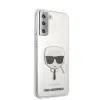 Samsung S21+ Plus Karl Lagerfeld KLHCS21MKTR PC/TPU Head tok átlátszó - 0. kép