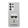 Samsung S21 Ultra Karl Lagerfeld KLHCS21LKTR PC/TPU Head tok átlátszó - 0. kép