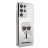 Samsung S21 Ultra Karl Lagerfeld KLHCS21LKTR PC/TPU Head tok átlátszó - 1. kép