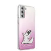 Samsung S21+ Plus pink tok Karl Lagerfeld KLHCS21MCFNRCPI Choupette Fun  - 0. kép