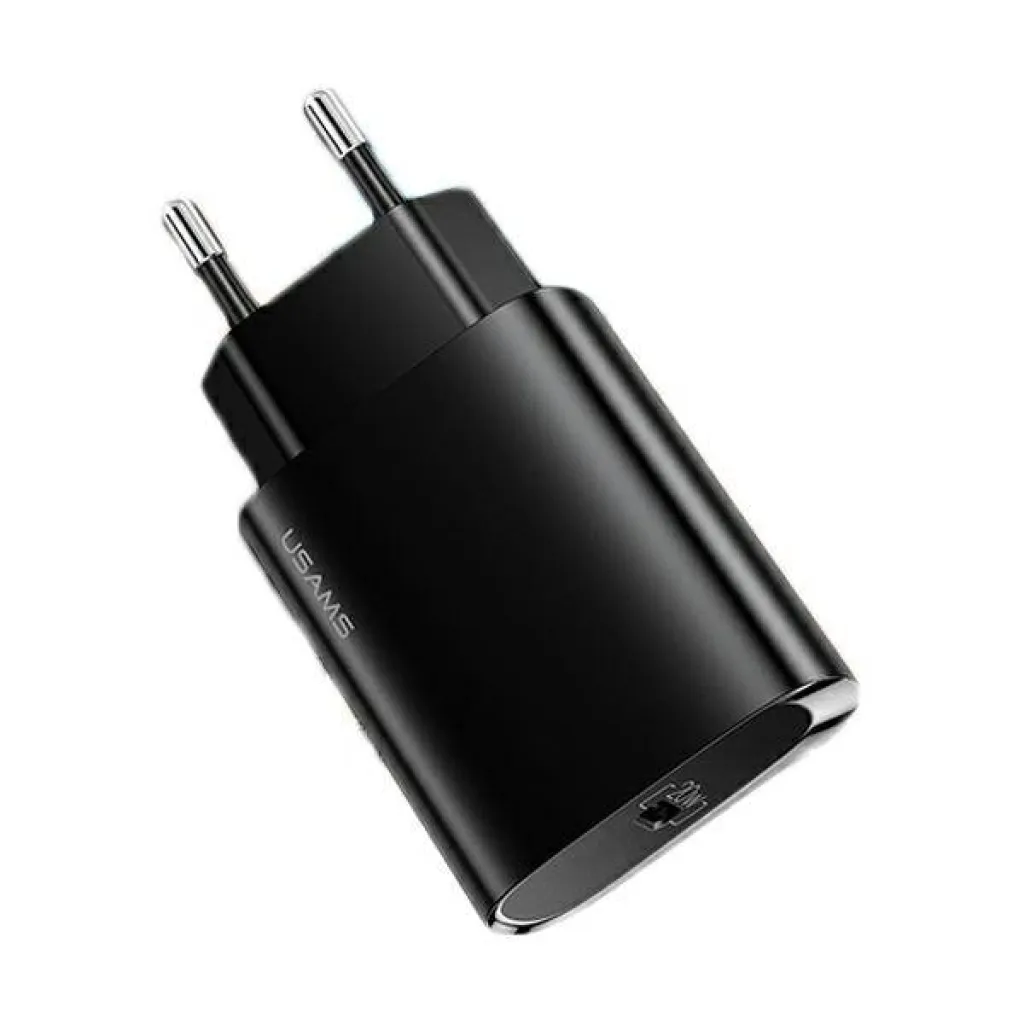 USAMS CC131 PD Type-C 20W hálózati töltő adapter fekete - 1
