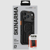 iPhone 17 Pro Skinarma Phantom tok mágneses töltéssel és tartóállvánnyal fekete tok - 0. kép