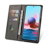 Samsung Galaxy A17 mágneses PU bőr fliptok kártyatartóval fekete Alphajack - 0. kép