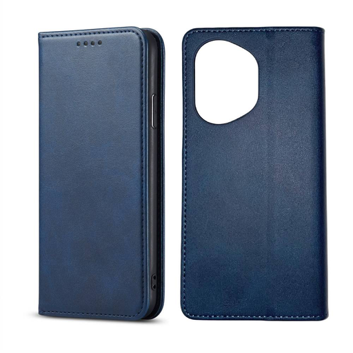 Honor Magic 7 Lite mágneses PU bőr fliptok kártyatartóval pánt nélküli kék Alphajack Honor Magic 7 Lite mágneses PU bőr fliptok kártyatartóval pánt nélküli kék Alphajack