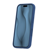 iPhone 17 Pro tok Silicone Thin Mag sötétkék tok - 1. kép