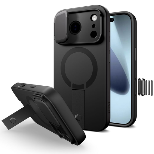 iPhone 17 Pro Max Tech-protect Kevlar Aura Magsafe fekete tok