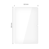 Samsung Galaxy Tab S11 11.0 üvegfólia Tech-protect Glass Fit+ 2-pack Átlátszó - 0. kép