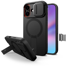 iPhone 17 Tech-protect Kevlar Aura Magsafe tok Fekete