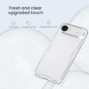 Apple iPhone 17 Air fliptok Átlátszó Fekete Nillkin Nature TPU PRO tok - 1. kép