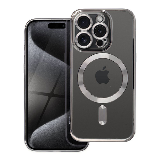 iPhone 17 Pro Max tok ELECTRO MAG COVER tok kompatibilis MagSafe-fel szürke titán iPhone 17 Pro Max tok ELECTRO MAG COVER tok kompatibilis MagSafe-fel szürke titán
