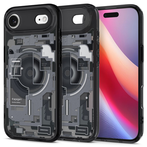 iPhone 17 Air Spigen Ultra Hybrid Mag Magsafe Zero One Fekete tok