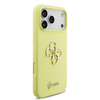  iPhone 17 Pro Max sárga Guess Liquid Silicone 4G Metal Logo tok - 2. kép