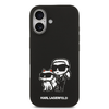  iPhone 17 Fekete Karl Lagerfeld Liquid Silicone K&CH Sketch MagSafe tok - 1. kép