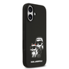  iPhone 17 Fekete Karl Lagerfeld Liquid Silicone K&CH Sketch MagSafe tok - 2. kép