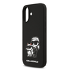  iPhone 17 Fekete Karl Lagerfeld Liquid Silicone K&CH Sketch MagSafe tok - 3. kép