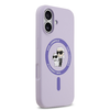  iPhone 17 Lila Karl Lagerfeld Liquid Silicone Karl and Choupette MagSafe tok - 2. kép