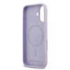  iPhone 17 Lila Karl Lagerfeld Liquid Silicone Karl and Choupette MagSafe tok - 4. kép