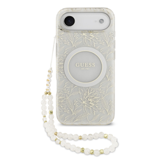  iPhone 17 Air Guess IML Flowers Allover Strap MagSafe tok