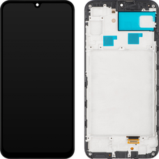 LCD Kijelzőmodul MP Samsung Galaxy A24 4G A245, OLED verzió, utángyártott, fekete