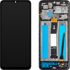 Xiaomi Redmi 12C LCD kijelzőmodul, utángyártott, fekete