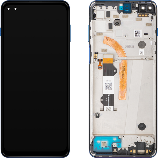 LCD Kijelzőmodul Motorola Moto G 5G Plus, Azury Kék