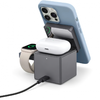 Anker 3 az 1-ben Cube vezeték nélküli töltő, 15W, 1.67A, fekete Y1811G11 - 1. kép
