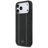 iPhone 17 Pro Max Mercedes Leather Star Pattern Stripes MagSafe tok fekete - 0. kép