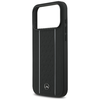 iPhone 17 Pro Max Mercedes Leather Star Pattern Stripes MagSafe tok fekete - 4. kép