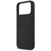 iPhone 17 Pro Max Mercedes Leather Vintage Logo tok fekete - 4. kép