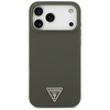 iPhone 17 Pro Max Guess - Silicone Triangle Logo MagSafe (GUHMP17XSCTRLMA) - Khaki tok - 0. kép