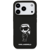 iPhone 17 Pro - Fekete Karl Lagerfeld - Silicone Sketch & Logo (KLHMP17LSKIGROK) tok - 1. kép