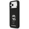 iPhone 17 Pro Max Fekete Karl Lagerfeld - Silicone Sketch & Logo (KLHMP17XSKIGROK) tok - 2. kép