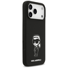 iPhone 17 Pro Max Fekete Karl Lagerfeld - Silicone Sketch & Logo (KLHMP17XSKIGROK) tok - 4. kép