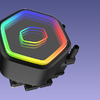 Cooler Master MasterLiquid 360 Core II ARGB vízhűtő (fekete) - 4. kép
