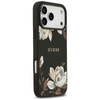 iPhone 17 Pro Max Guess Grained Flowers Classic Logo MagSafe tok fekete - 2. kép